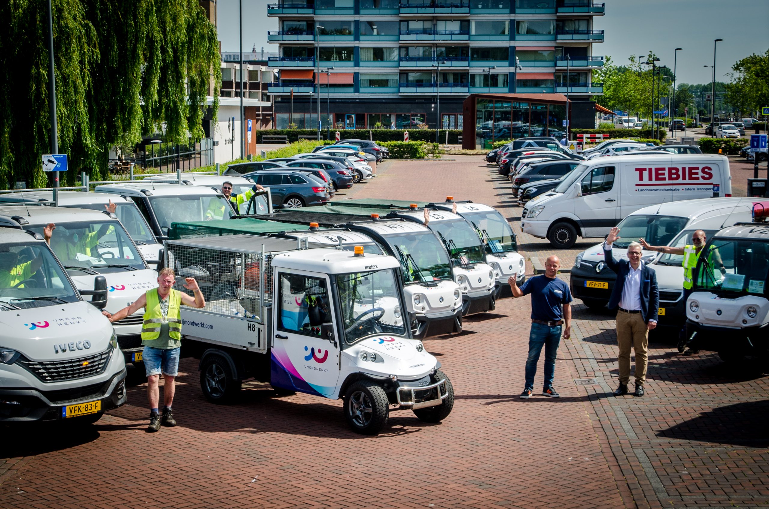 IJmond Werkt! rijdt grotendeels elektrisch!